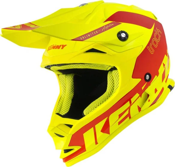 Casca Enduro Copii Track Neon Yellow