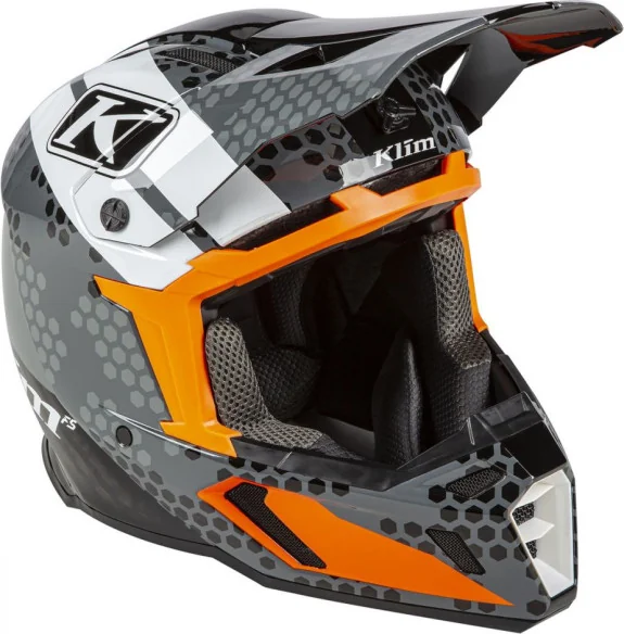 Casca Moto Enduro F5 Koroyd Helmet ECE DOT Tactik Striking Gray