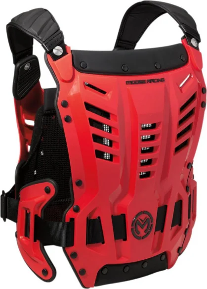 Veste Protectie Piept Spate CE SYN Red Black