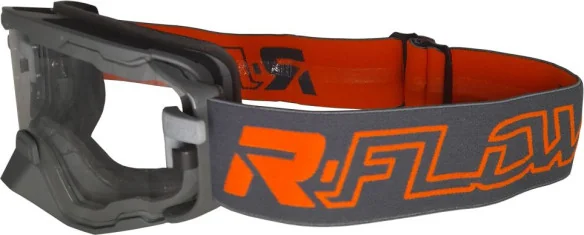Ochelari Moto Enduro Cu Ventilatie NEXT52 Grey Orange