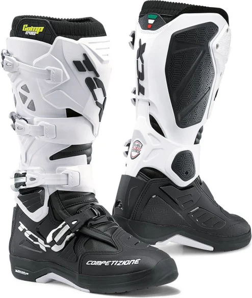 Cizme Moto MX COMP EVO 2 MICHELIN Black White