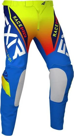 Pantaloni Enduro Copii Pro-Stretch Blue Hi Vis Red
