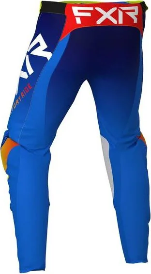Pantaloni Enduro Copii Pro-Stretch Blue Hi Vis Red