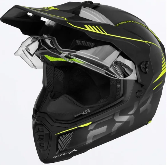 Casca Snowmobil Enduro ATV Clutch X Pro Hi Vis 24