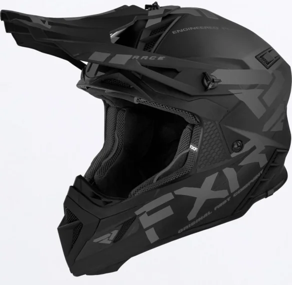 Casca Moto Enduro Snow Helium Prime With Auto Buckle Black