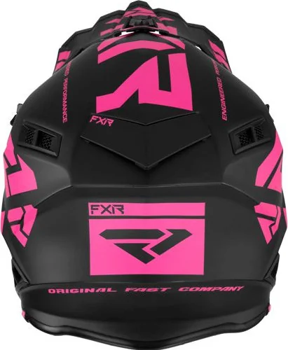 Casca Moto Enduro Helium Race Div w D-Ring Black Elec Pink