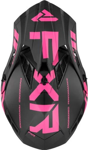 Casca Moto Enduro Helium Race Div w D-Ring Black Elec Pink