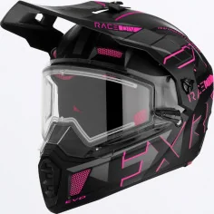 Casca Moto Enduro Snow Clutch X Evo With E Shield Electric Pink