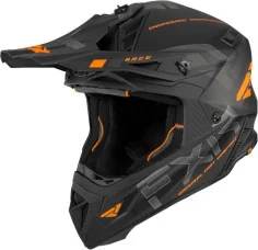 Casca Moto Enduro Helium Race Div w Auto Buckle Black Orange