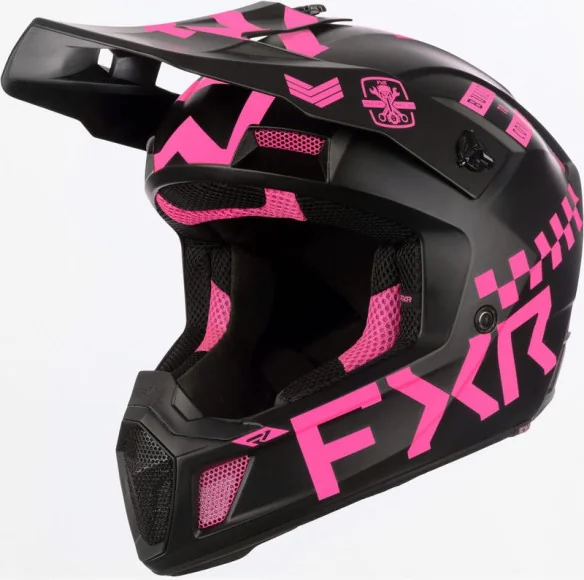 Casca Snowmobil Enduro ATV Clutch Gladiator Pink 24
