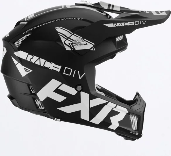 Casca Moto Enduro Snow Clutch Evo White