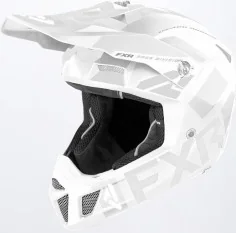 Casca Moto Enduro Clutch Evo White Char