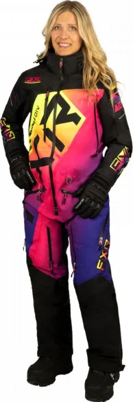 Combinezon Snowmobil Dama CX Lite Monosuit Black Neon Fusion