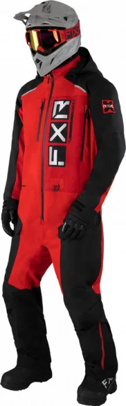 Combinezon Snowmobil Recruit Lite Black Red