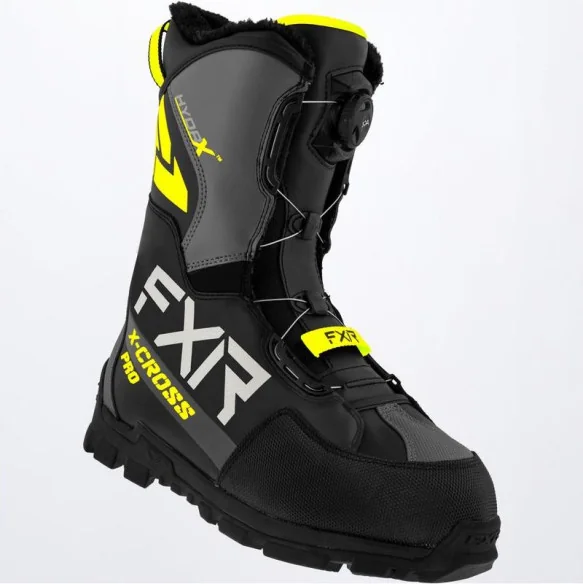 Bocanci Snowmobil X-Cross Pro BOA Black Hi Vis