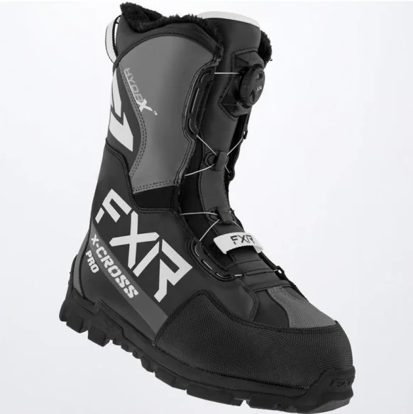 Bocanci Snowmobil X-Cross Pro BOA Black White