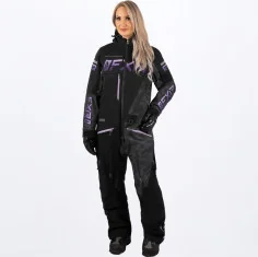 Combinezon Snowmobil Dama Ranger Instinct Insulated Black Camo Lilac Fade