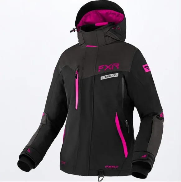 Geaca Snowmobil Dama Renegade FX Black Char Fuchsia