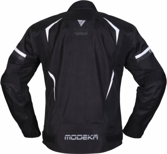 Geaca Moto Textila Yannik Air Black Whitex