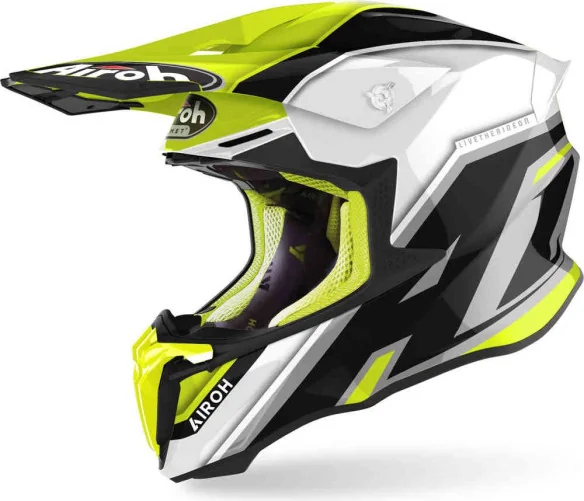 Casca Moto Enduro Twist 2.0 Shaken Yellow Gloss 23