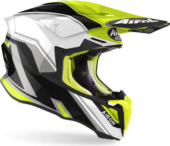 Casca Moto Enduro Twist 2.0 Shaken Yellow Gloss 23