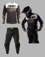 Combo MX Enduro Tricou Pantaloni 509 Race Speedsta Black Gold
