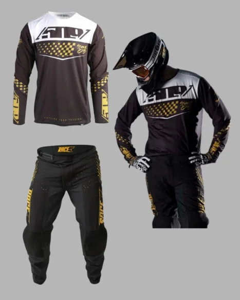 Combo MX Enduro Tricou Pantaloni 509 Race Speedsta Black Gold