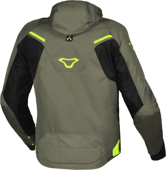 Geaca Moto Textila Beacon WP Light Green Flo Yellow