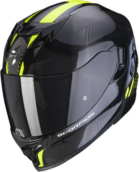 Casca Moto Full-Face Exo 520 Air Laten Black Neon Yellow