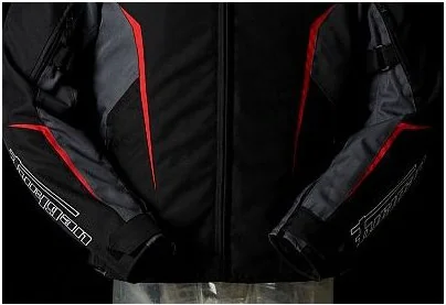 Geaca Moto Textil Yori Black Grey Red 6461-132