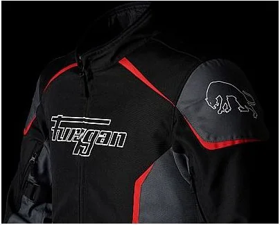 Geaca Moto Textil Yori Black Grey Red 6461-132
