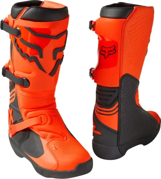 Cizme Moto MX Comp Flo Orange