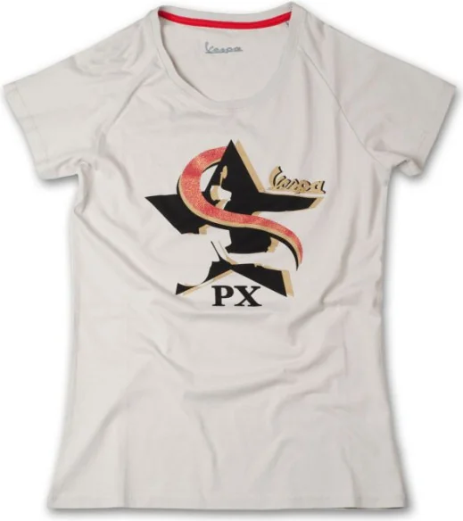 Ladies Casual T-Shirt Star Beige