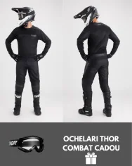 Combo Tricou Pantaloni Enduro MX Sector Minimal Black 24 OCHELARI CADOU