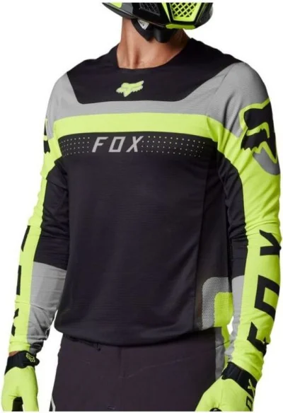 Tricou Moto Enduro Flexair Efekt Flo Yellow
