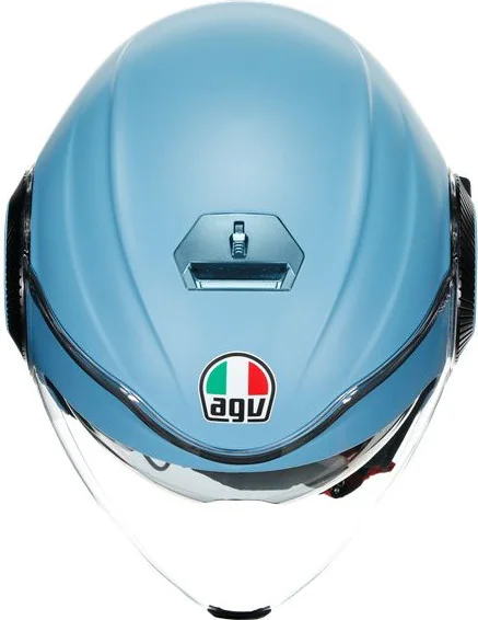 Casca Moto Open-Face Orbyt E2205 Multi Block Matt Iron Blue Green Wh