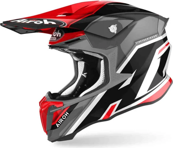 Casca Moto Enduro Twist 2.0 Shaken Red Gloss 23