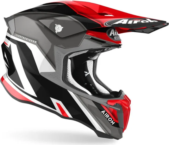 Casca Moto Enduro Twist 2.0 Shaken Red Gloss 23