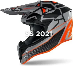 Casca Moto MX Copii Wraap Mood Orange Matt