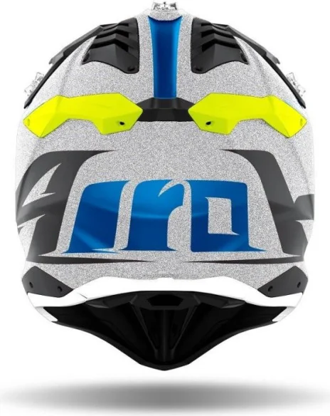 Casca Moto Enduro AVIATOR 3 WAVE SILVER GLOSS CHROME