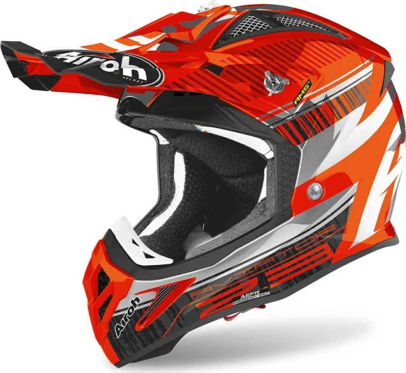 LICHIDARE STOC Casca Moto Enduro Aviator 2.3 Novak Chrome Orange