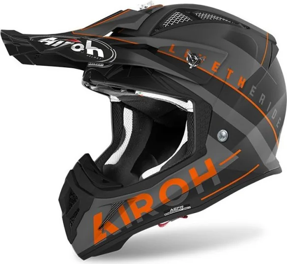 Casca Moto MX Aviator Ace Amaze Orange Matt