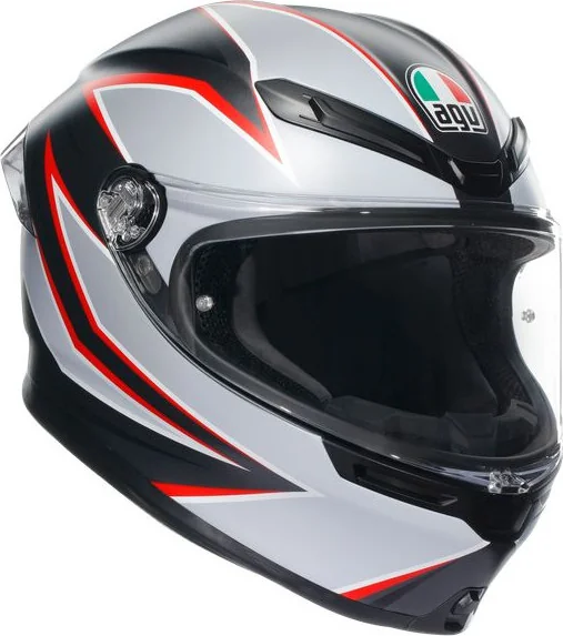 Casca Moto Full-Face K6 S E2206 Mplk Flash Matt Black Grey Red