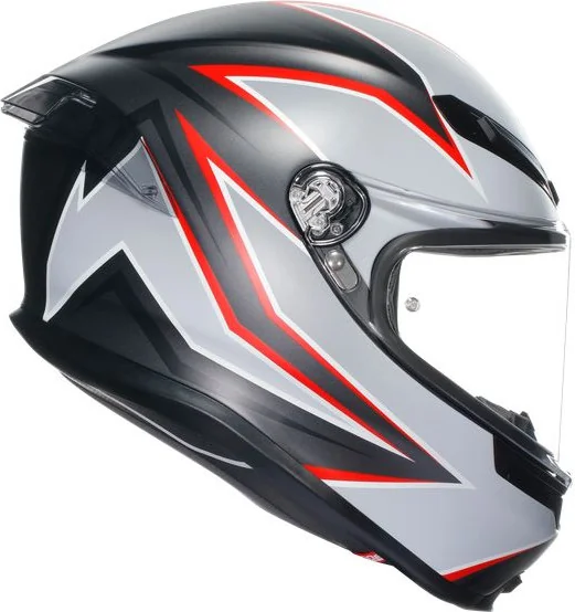 Casca Moto Full-Face K6 S E2206 Mplk Flash Matt Black Grey Red