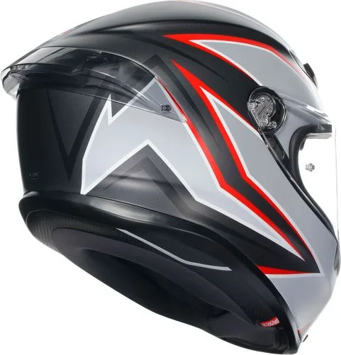 Casca Moto Full-Face K6 S E2206 Mplk Flash Matt Black Grey Red