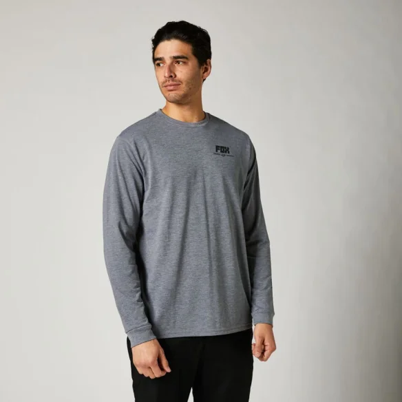 Bluza Tread Lightly LS Tech Tee Heather Graphite