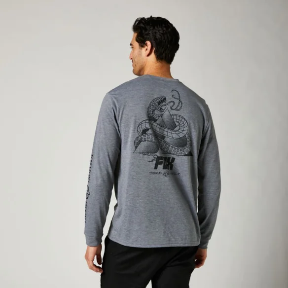 Bluza Tread Lightly LS Tech Tee Heather Graphite