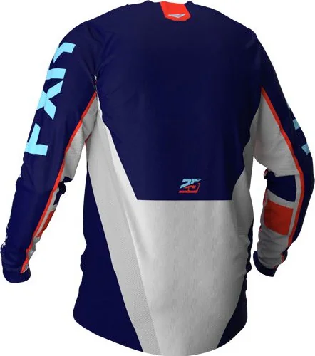 Tricou Enduro Podium Off RoadLt Grey Navy Nuke Sky