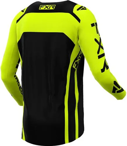 Tricou Enduro Off-Road Black Hivis