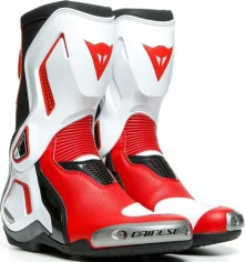 Cizme Moto Racing Torque 3 Out Air Black White Lava-Red 23